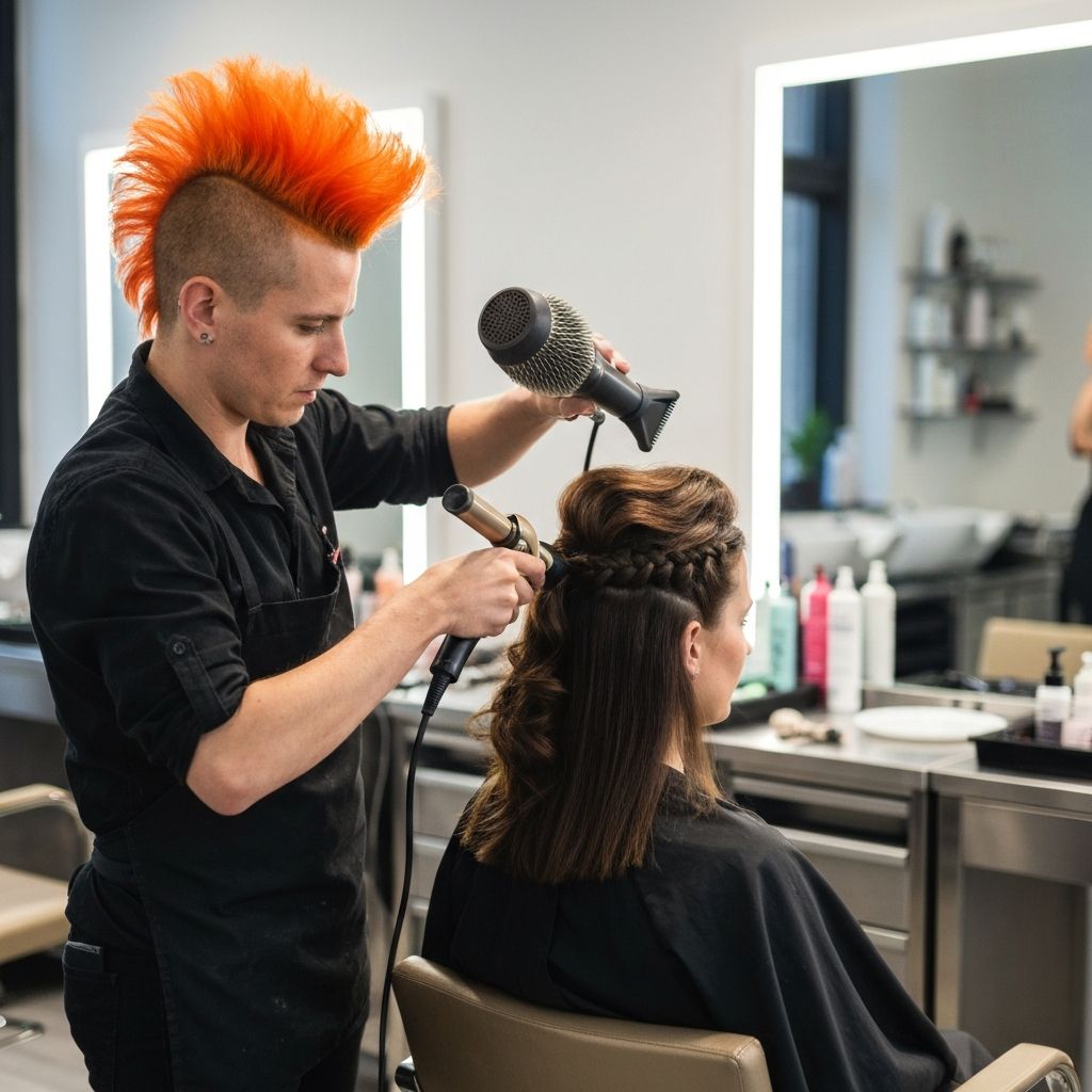 Beautiful braided hairstyle